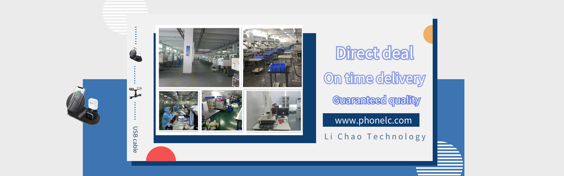 USB 케이블, 무선 충전기, 핸드폰 마운트,Shenzhen Li Chao Technology Co., Ltd